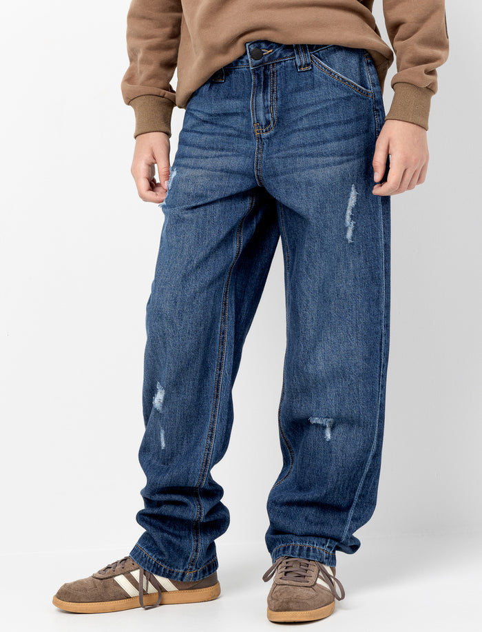 Jean en denim uni pour garçon