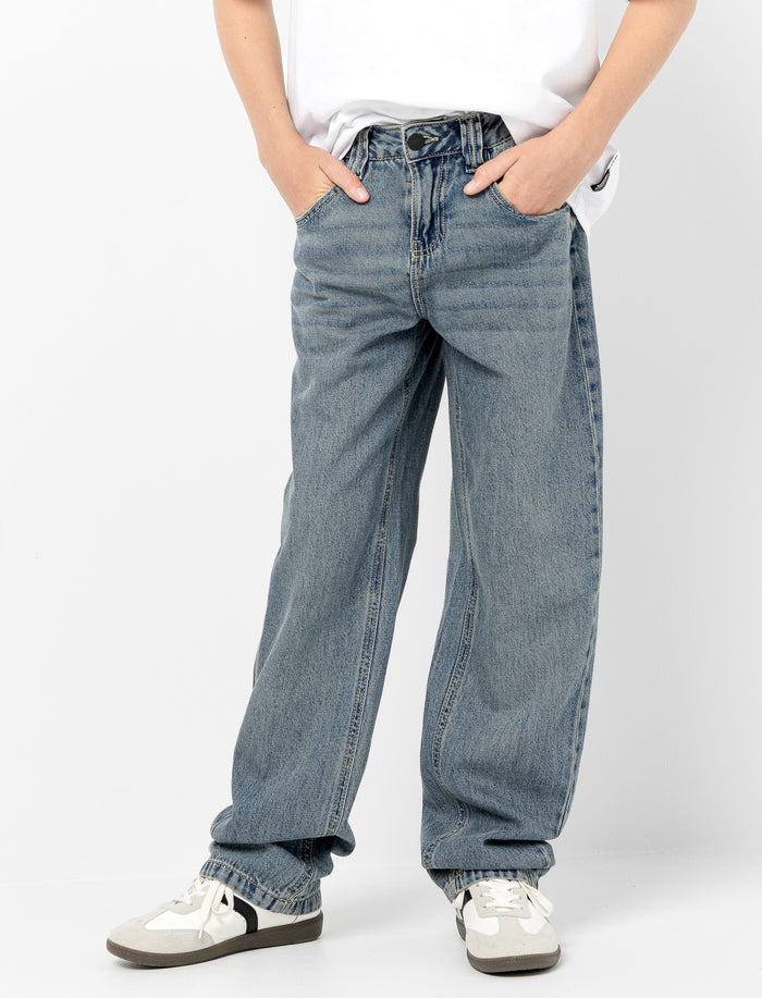 Jean en denim uni pour garçon