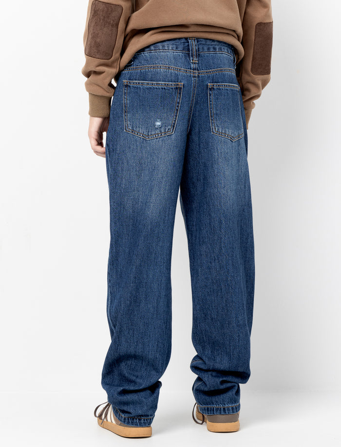 Jean en denim uni pour garçon