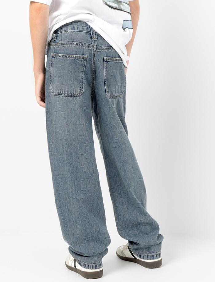 Jean en denim uni pour garçon