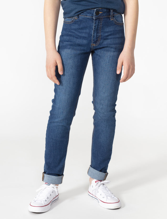 Jean étroit à taille haute