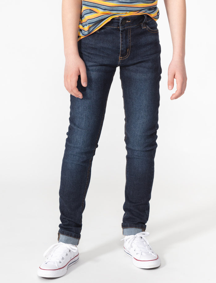 Jean étroit à taille haute