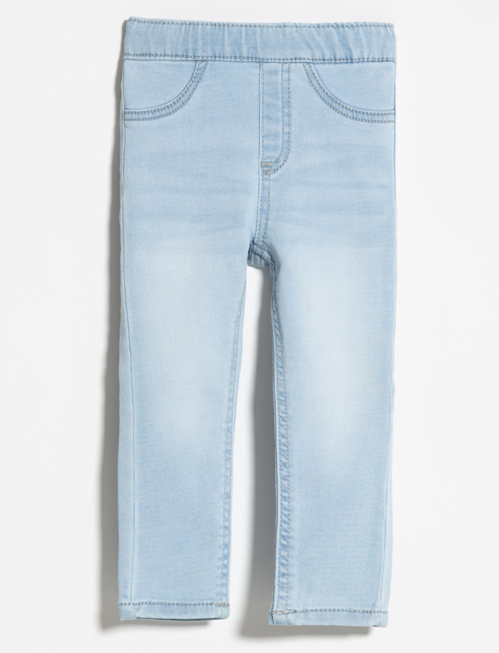 Jean extensible à enfiler - bébé fille