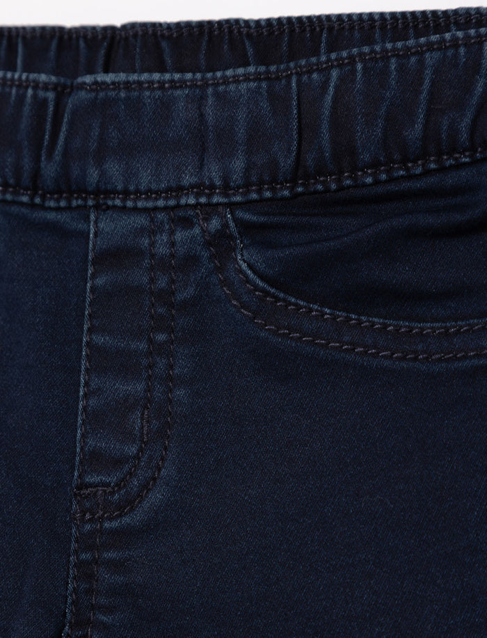 Jean extensible à enfiler - bébé fille