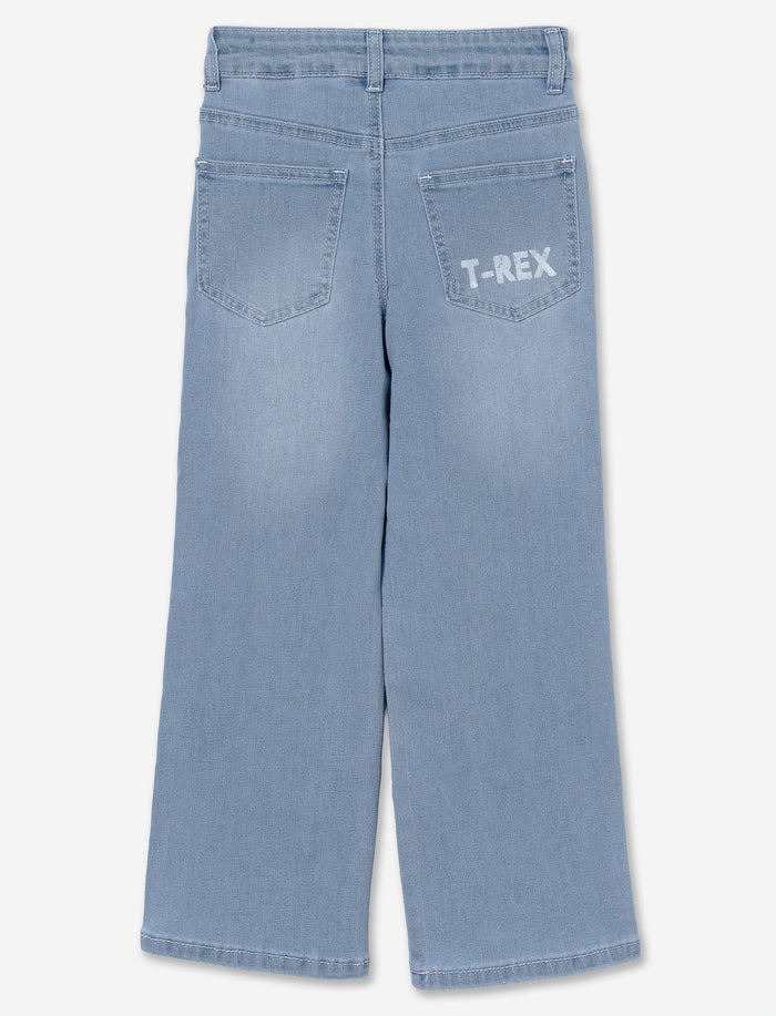Jean imprimé à taille régulière
