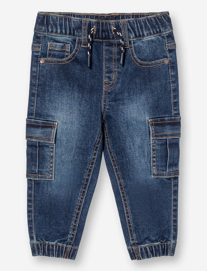 Jean jogger en denim pour bébé garçon