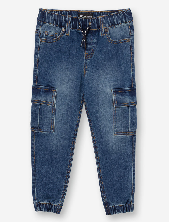 Jean jogger en denim pour garçon