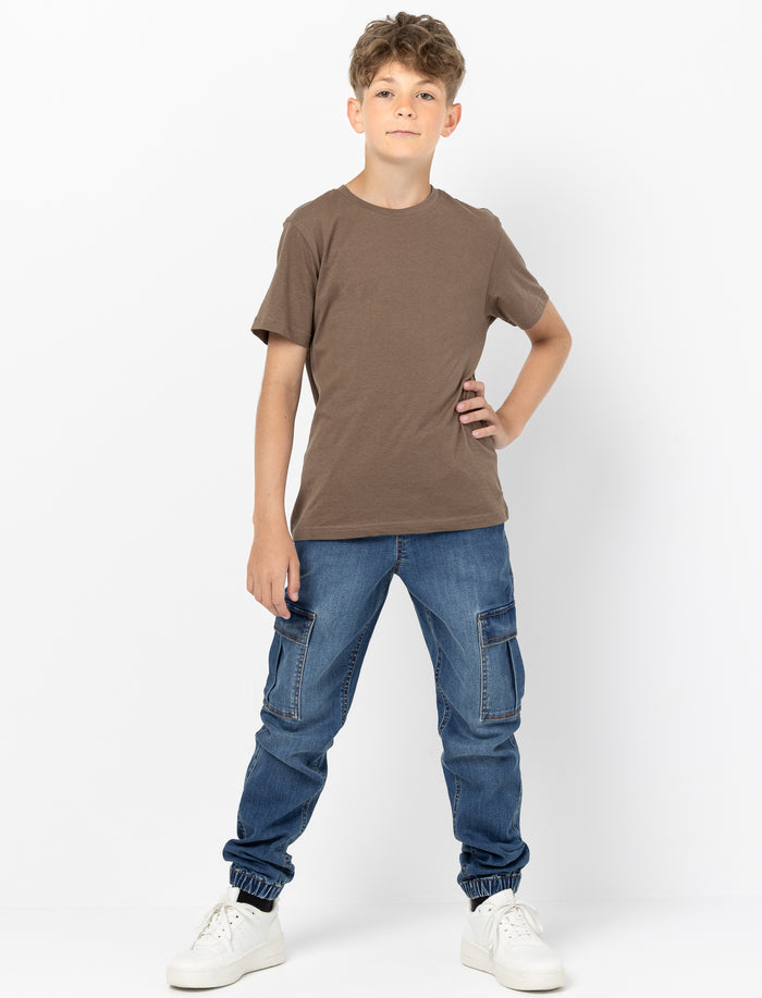 Jean jogger en denim pour garçon