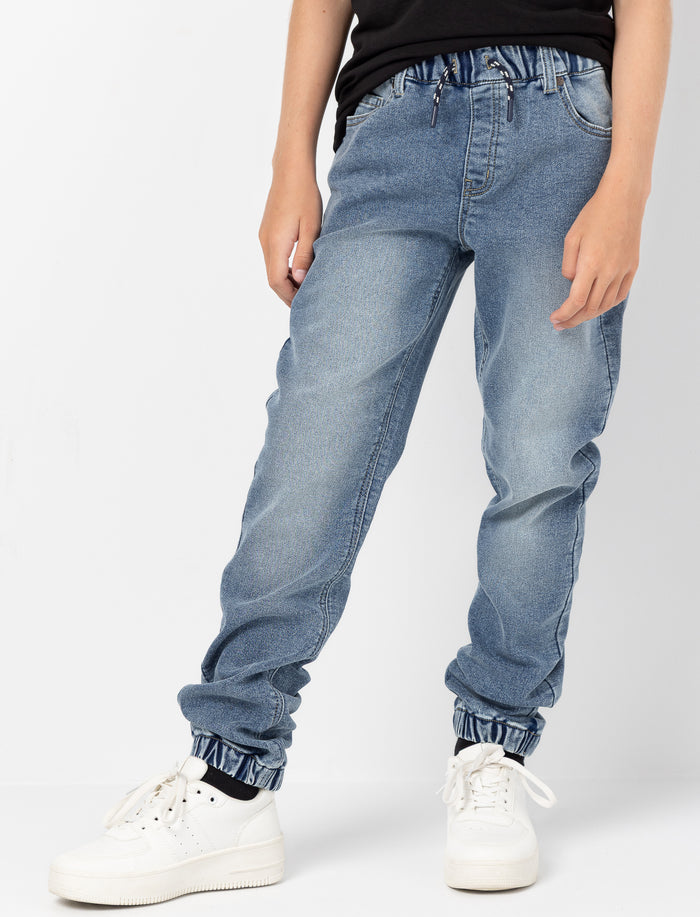 Jean jogger en denim pour garçon