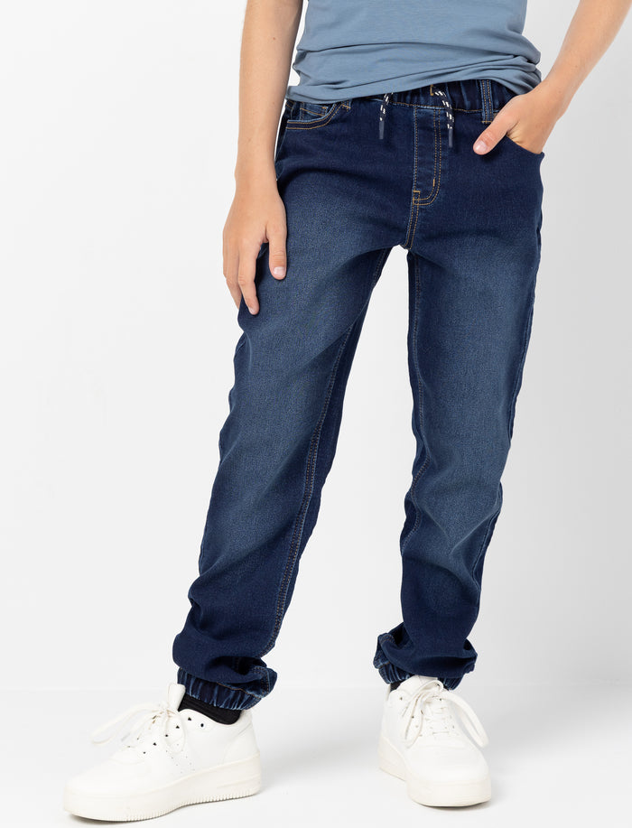 Jean jogger en denim pour garçon