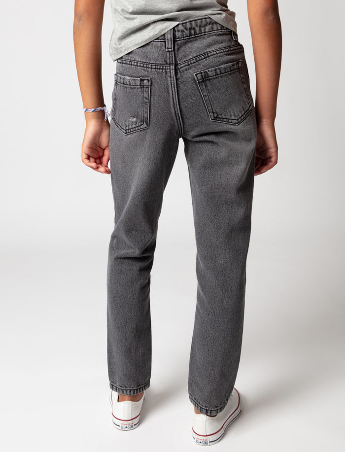 Jean Mom à taille haute
