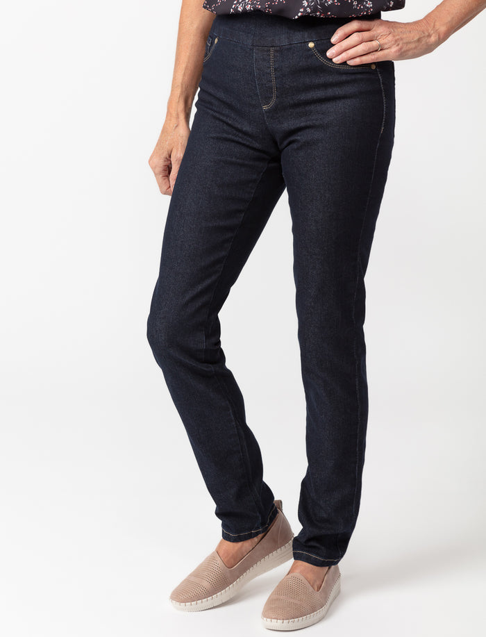 Jean skinny à enfiler