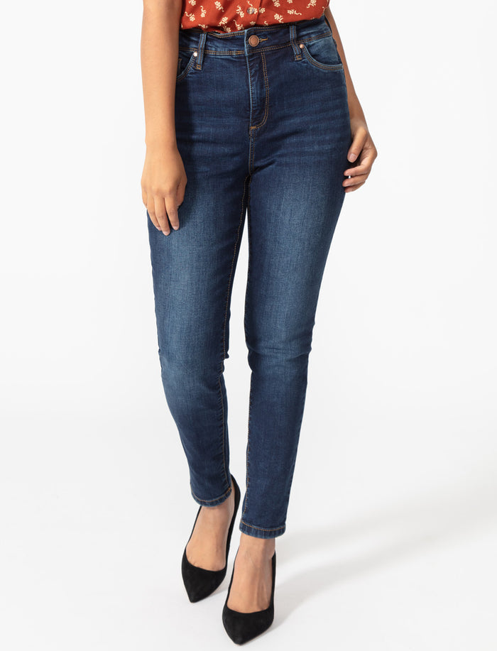 Jean skinny à taille haute
