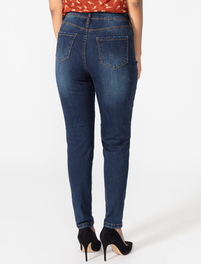 Jean skinny à taille haute