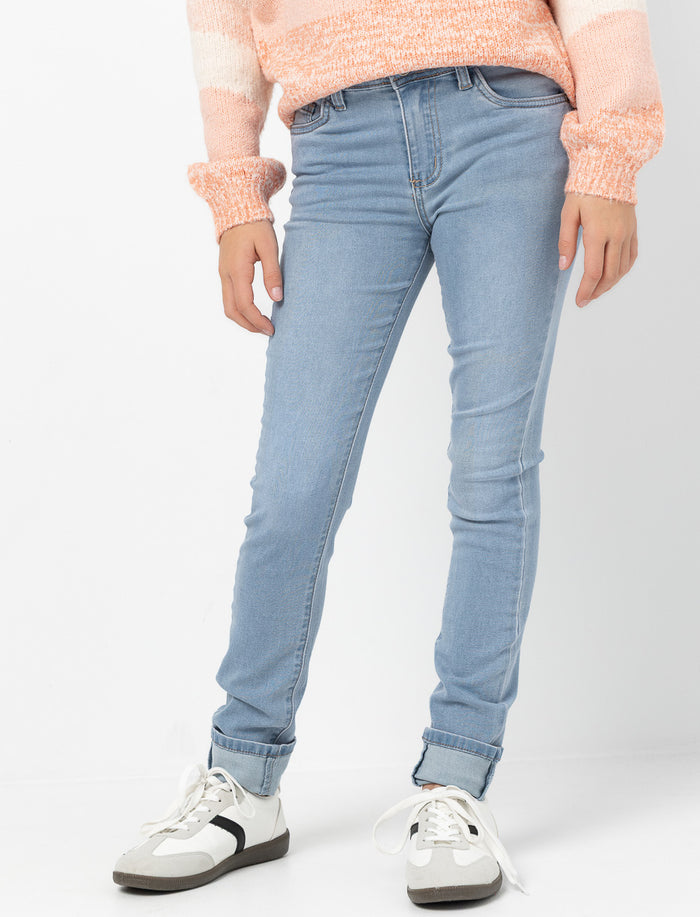 Jean skinny à taille régulière