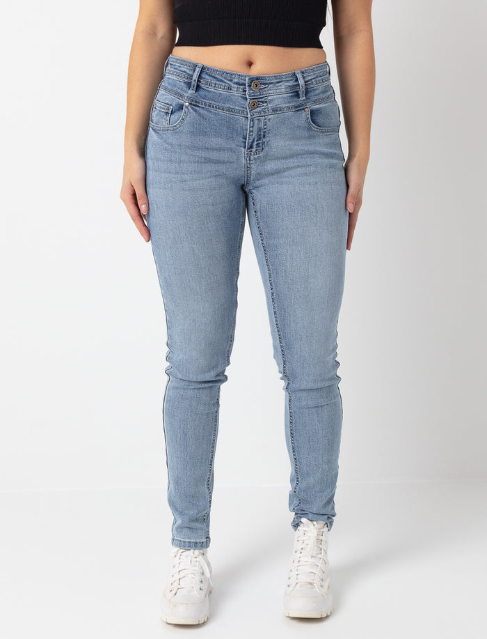 Jean skinny à taille régulière