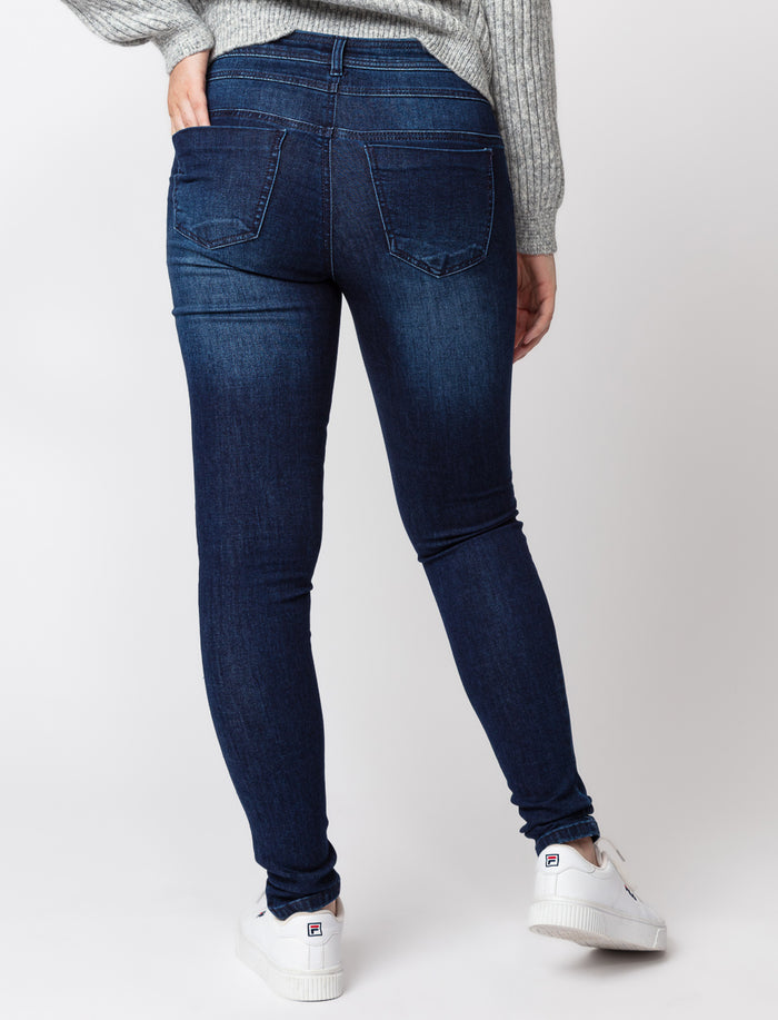 Jean skinny à taille régulière