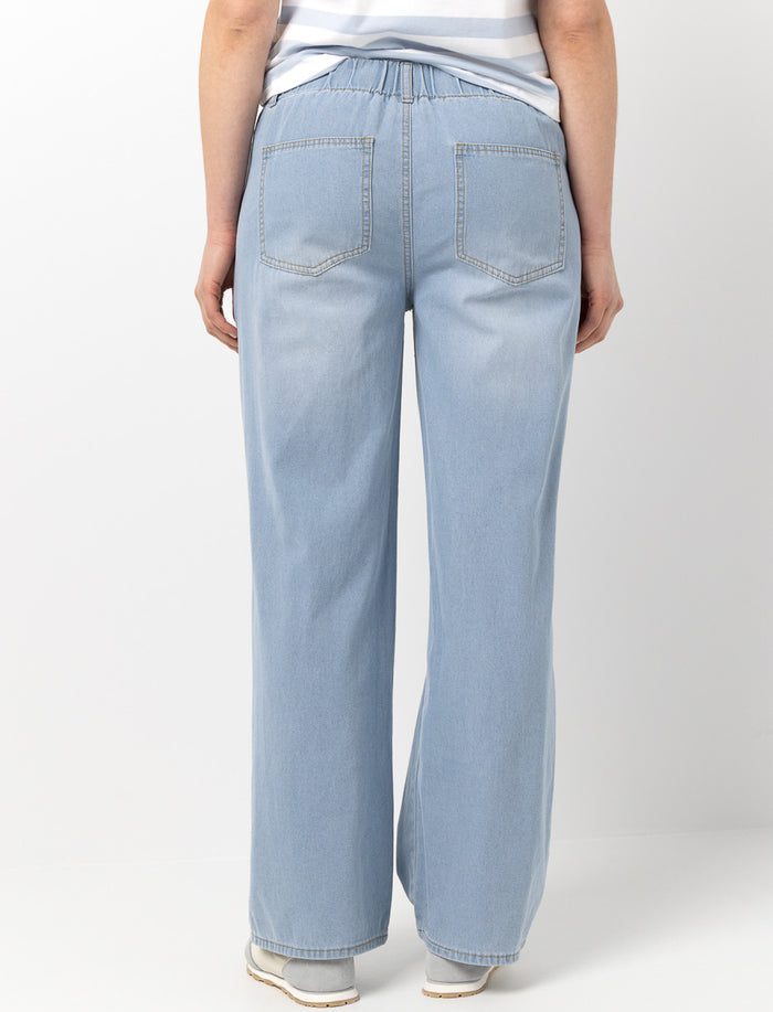 Jeans à jambe large
