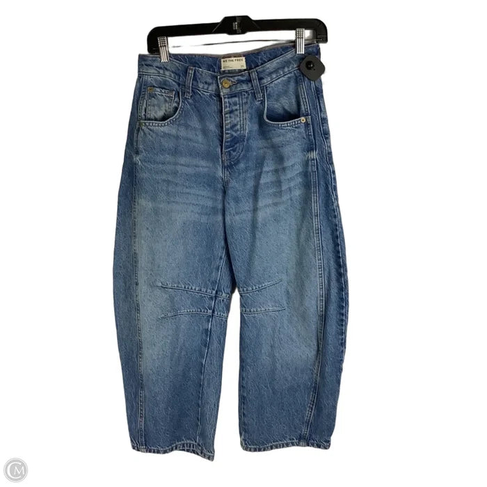 Jeans Straight By We The Free In Blue Denim, Size: 2 (25)