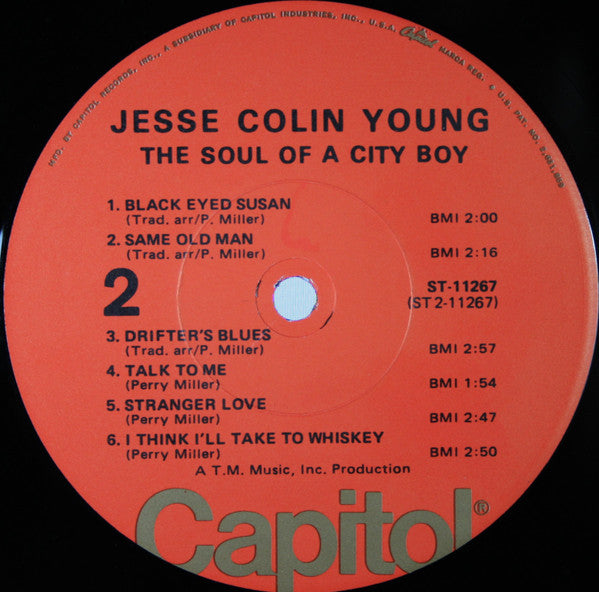 Jesse Colin Young - The Soul Of A City Boy (LP) [US] 1974 RP (Near Mint (NM or M-))