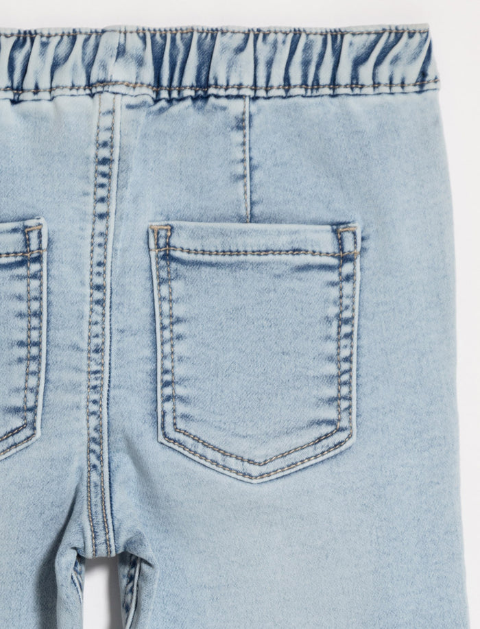 Jogger en denim extensible