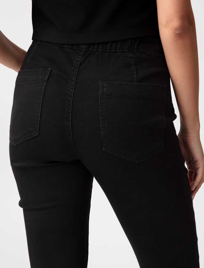 Jogger en denim extensible