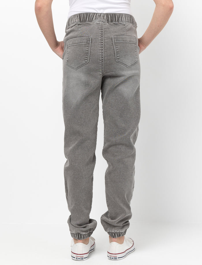 Jogger en denim extensible