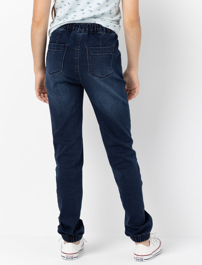 Jogger en denim extensible