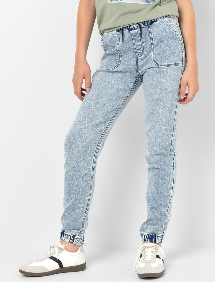 Jogger en denim pour ado fille