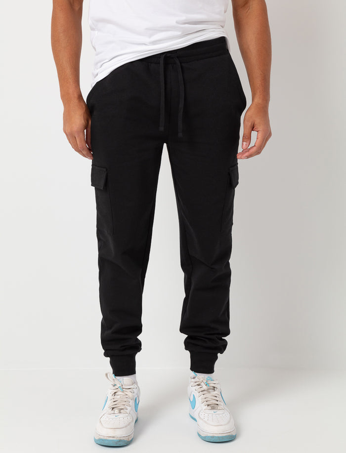 Jogger ouaté à poches cargo