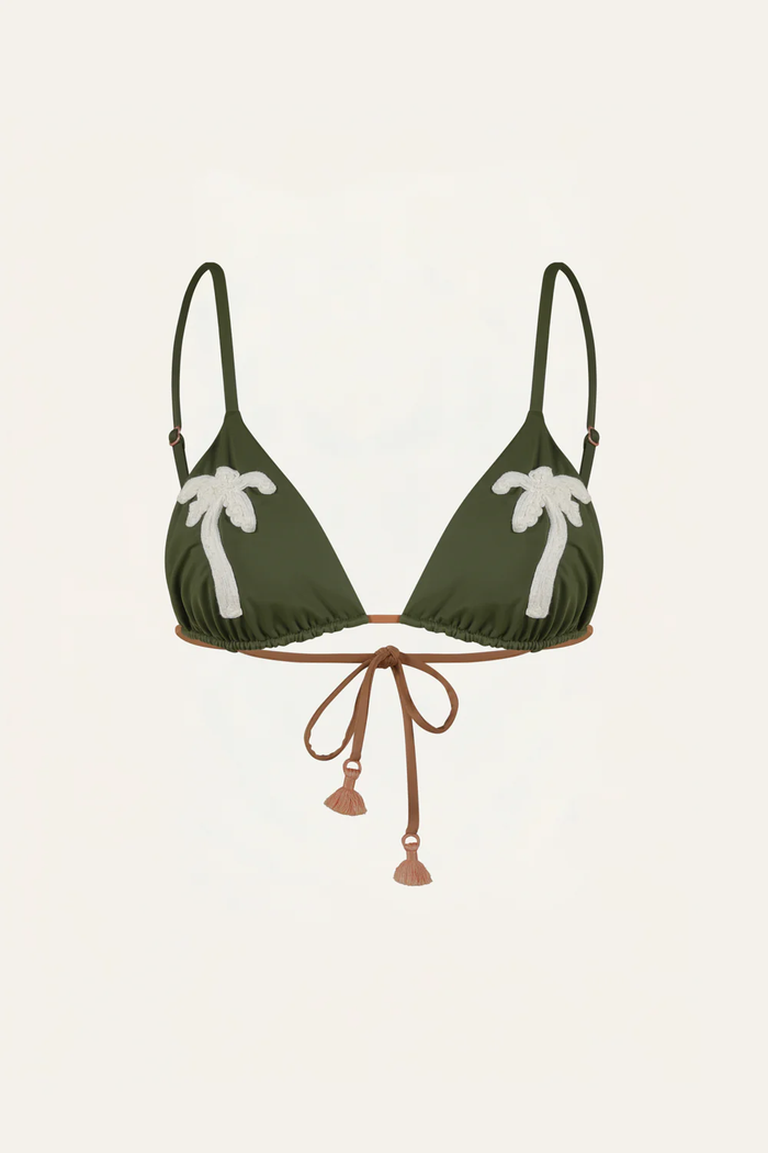 Johanna Ortiz Palms At Sunrise Bikini Top
