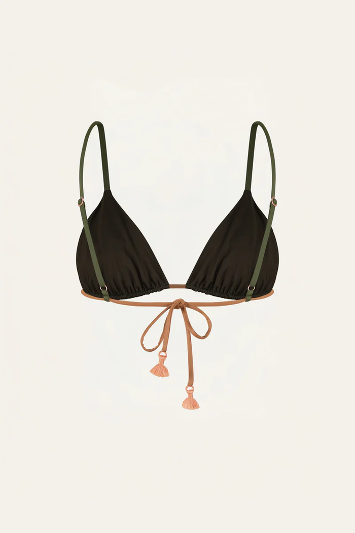 Johanna Ortiz Palms At Sunrise Bikini Top
