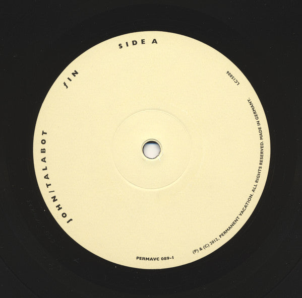 John Talabot - ƒIN (LP) [Germany] 1st (Near Mint (NM or M-))