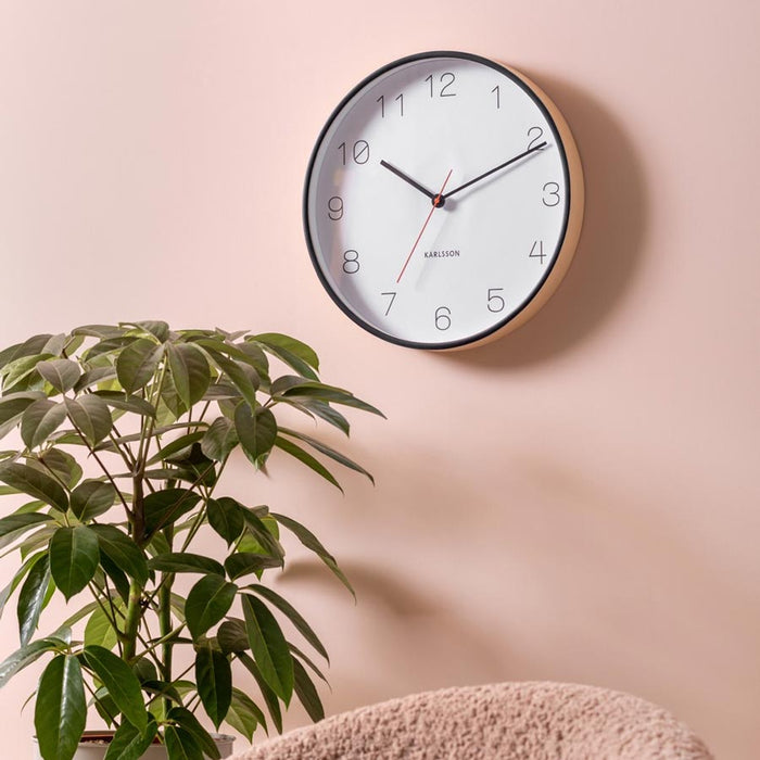 Karlsson Joy Wall Clock - Black (40cm) | Koop.co.nz
