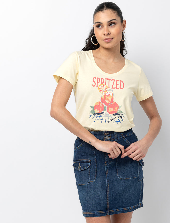 Jupe en denim à poches