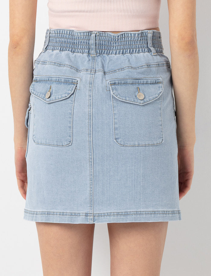 Jupe en denim à poches