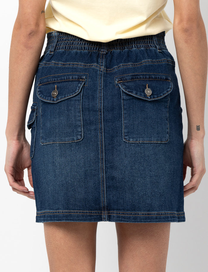 Jupe en denim à poches