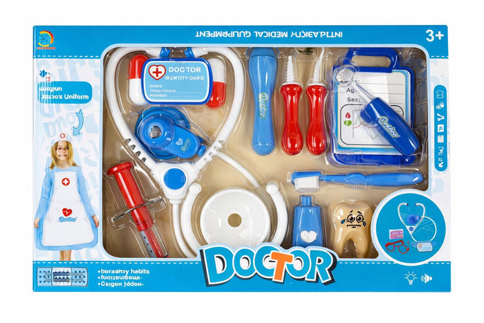 Kids Doctor Medical Play Set (Blue) – Pretend Doctor Kit Toy (Ages 3+)