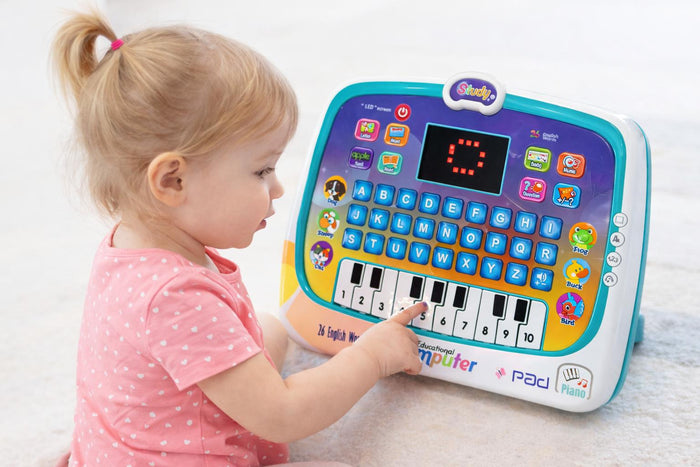 Kids Educational Computer Pad with Piano Keyboard- 3+ Age