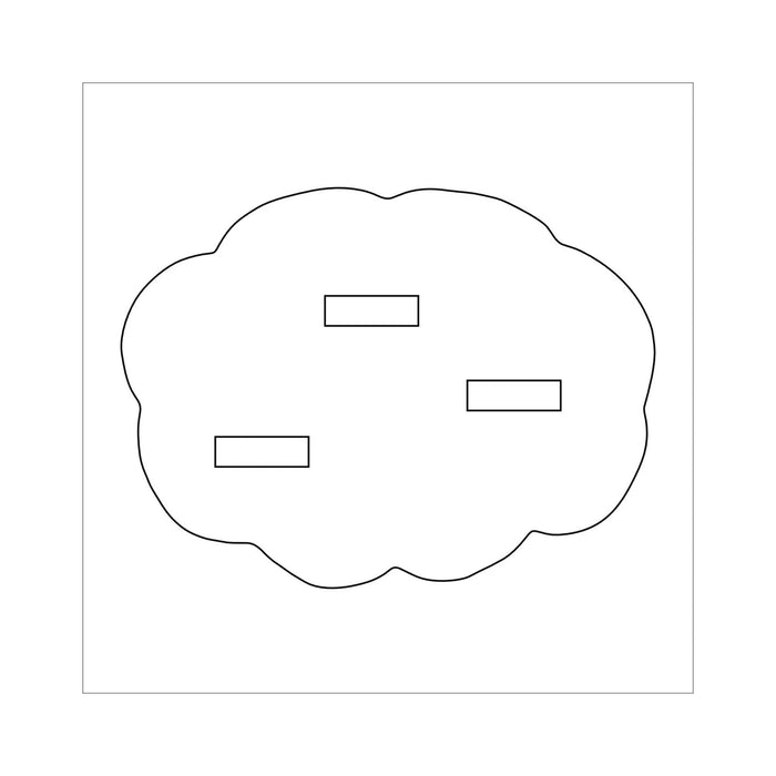 Clear Triple Stand - Large