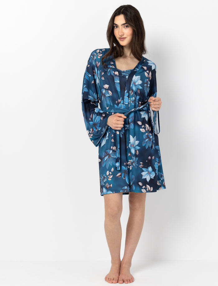Kimono fleuri pour femme
