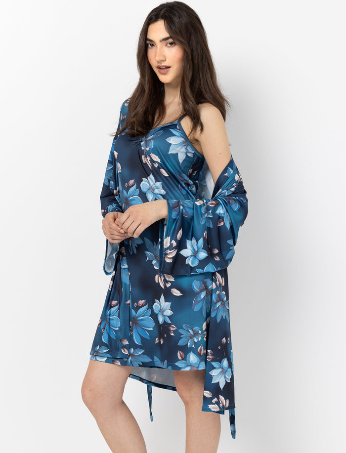 Kimono fleuri pour femme