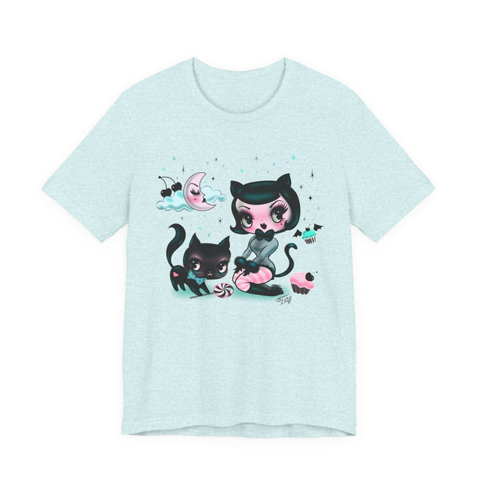 Kitten Doll with Cupcakes • Unisex Tee