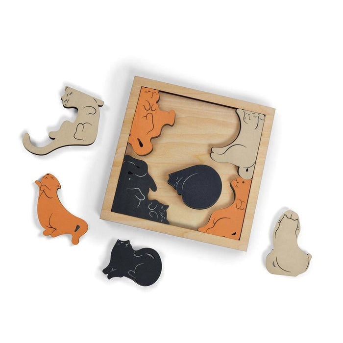 Fred Kitty Corner Wood Puzzle | Koop.co.nz