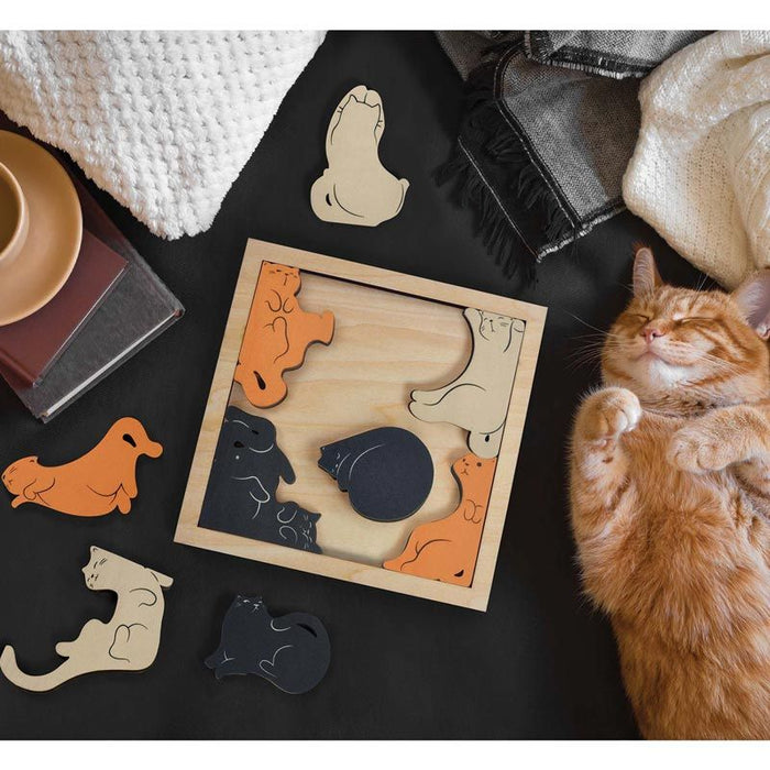 Fred Kitty Corner Wood Puzzle | Koop.co.nz
