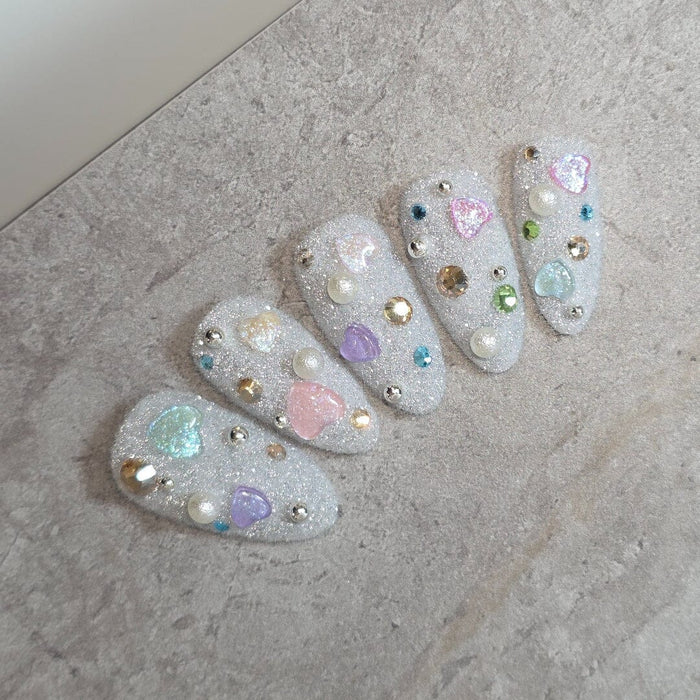 Kokoist Pushu Pushu FLUFFY 07 White Glitter Tools KOKOIST