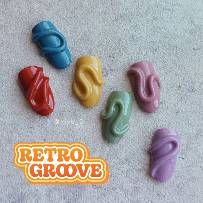 Kokoist Retro Groove Series E290-E295, set of 6 Color Gel Collection KOKOIST