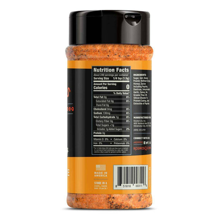 Kosmos Q Killer Bee Honey Rub 11oz - Texas Star Grill Shop KOS-KBEE-13.2OZ