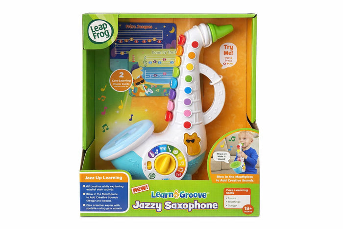 LeapFrog Learn & Groove Jazzy Saxophone Toy – 18+ Months