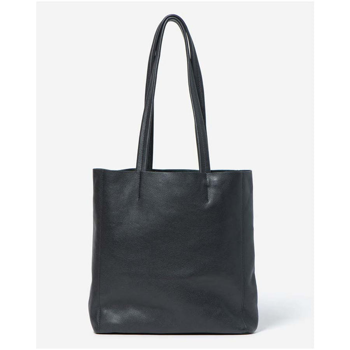 Stitch & Hide Leather Georgia Mini Tote Bag - Black | Koop.co.nz